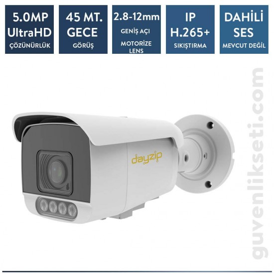 Dayzip DZ-5212B 5MP IP Bullet Motorize Kamera